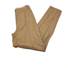 Womens Tan Faux Leather