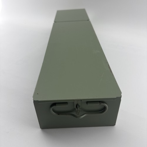 Vintage military green steel - military,