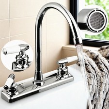 Chrome High Arc Kitchen Sink