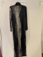 BONPRIX Black Ombre Mesh Maxi