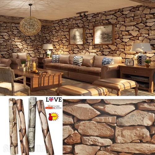 Stone brick effect pvc - stone,