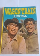 Wagon Train Tv Series Cowboy Annual 1959, Hardback Great Condition, Freepost