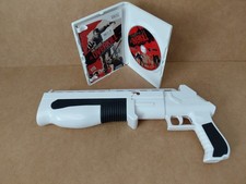 Nintendo Wii House of the Dead Overkill Game + Overshot Gun Shotgun Controller