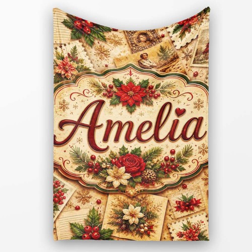 Soft fleece blanket - blanket, vintage