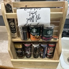 Rustic Wood Organizer Shelf