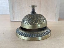 Vintage, Brass Desk Top Bell, Very Ornate