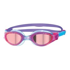 Zoggs Children's Swimming Goggles - Phantom Elite Mirror Junior -  Red/Pink