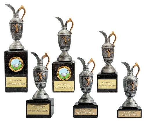 Antique silver golf - golf, cup