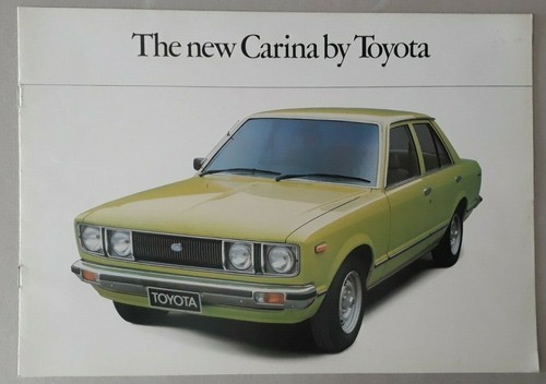 Toyota carina brochure 1978 - brochure,