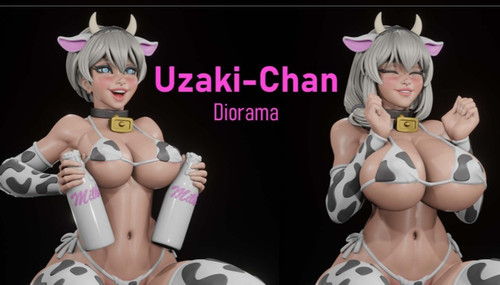 Uzaki girls milk cow - girls,