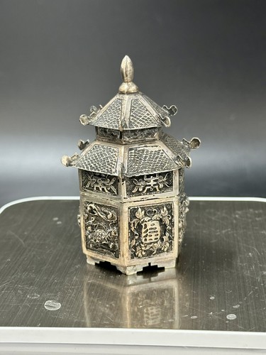 Chinese export silver tea - export,
