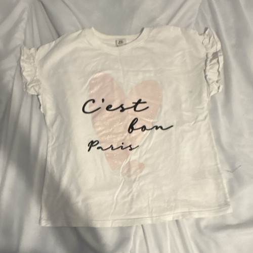 River island girls white pink - white,