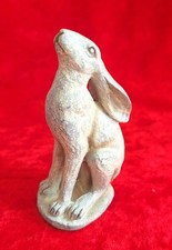 RESIN MOON GAZING HARE SCULPTURE FIGURINE STATUE - ORNAMENT FOR HOUSE, GIFT