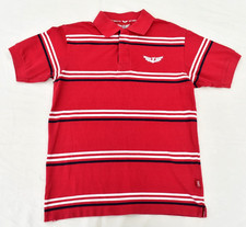 Scarlets Llanelli RFC Rugby Polo Shirt Mens Size XS Red Black White