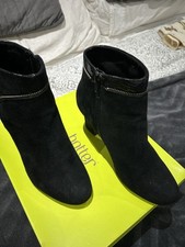 Ladies Black Hotter Suede