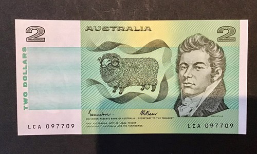 Note australian decimal - $2,