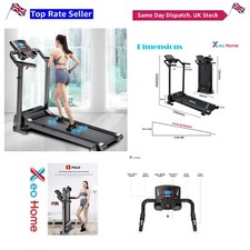 Foldable Home Treadmill - Compact, Heavy Duty, LCD & Safety - Perfect for All