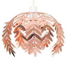 Modern Copper Lampshade Ceiling Light Shade Pendant Easy Fit LED Bulb Lighting 