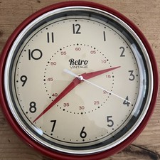 New Vintage Round Retro Clock