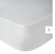 NEW no Packaging John Lewis 100% Egyptian Cotton White Small Double Fitted Sheet