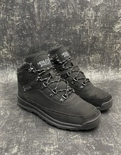 Henley's DLX Black Lace Up Walking Boots UK Size 4