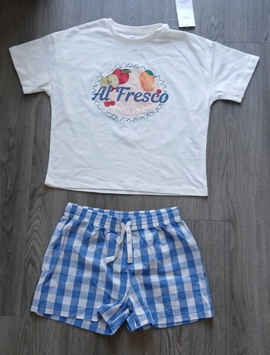Bnwt girls ivory check - bnwt,