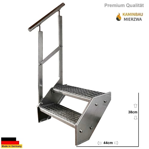Premium steel stair steps - stair,