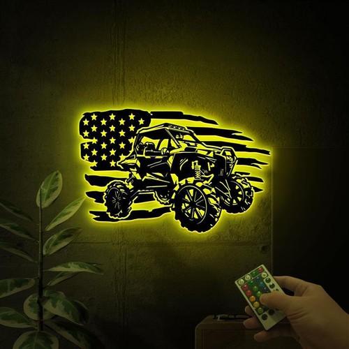Personalized atv metal wall - metal,