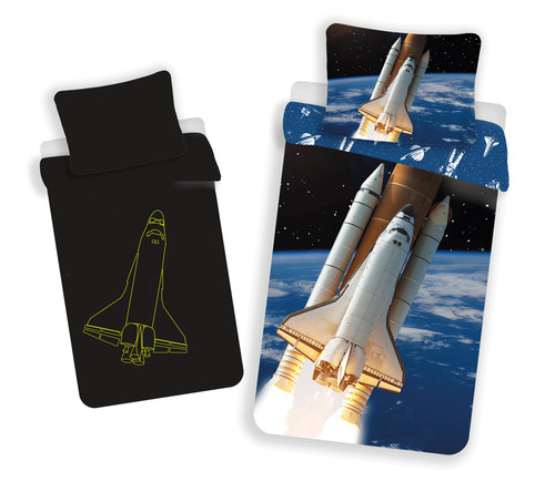 Space ship rocket glow - space,