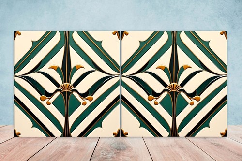 Art deco design - deco, tiles