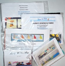 Lot of 5 Quilt Kits Patterns &
