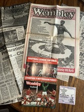 Liverpool V Nottingham Forest League Cup Final 1978 Inc Ticket/Souvenir/Reports