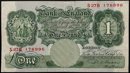 Bank england 1950 one - bank, england,