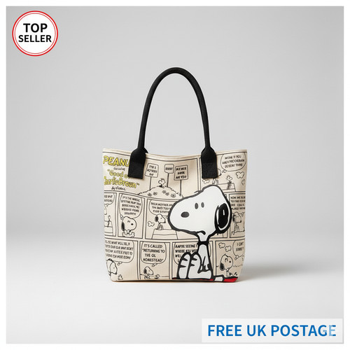 Snoopy canvas bag tote - snoopy,