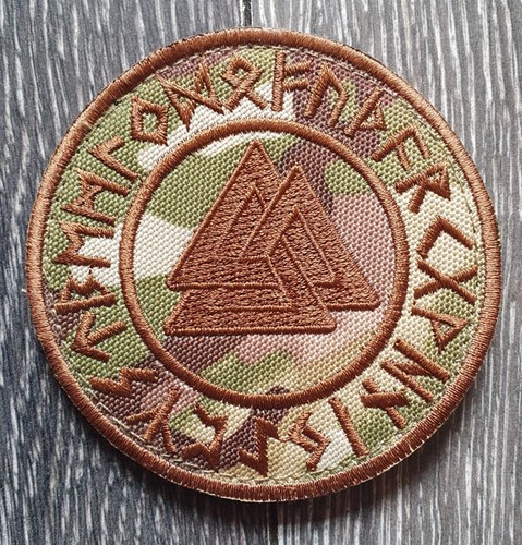 Viking valknut runes - viking, camo