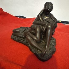 MALE AND FEMALE RECLINING NUDE