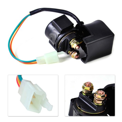 Starter motor solenoid relay - motor,