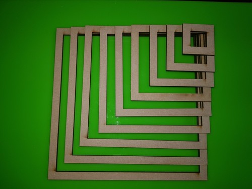 Wooden mdf square boarder - mdf,