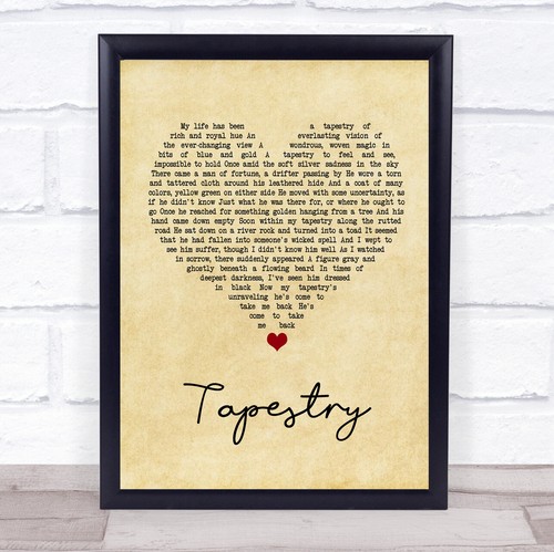 Tapestry vintage heart song - vintage,