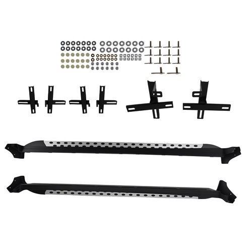 Black running board side - black,