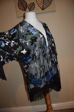 SELECT Fringed Kimono Jacket