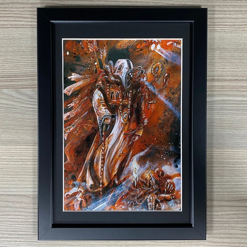 Dark mechanicus framed art - dark,