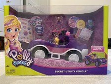 Polly Pocket Secret Utility Vehicle with Figure and Accessories
