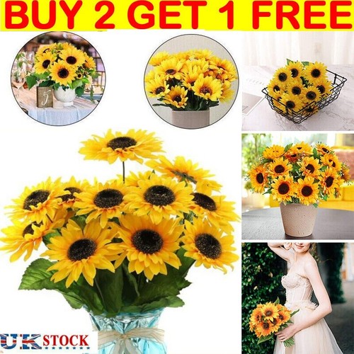 Heads artificial sunflowers - 7,