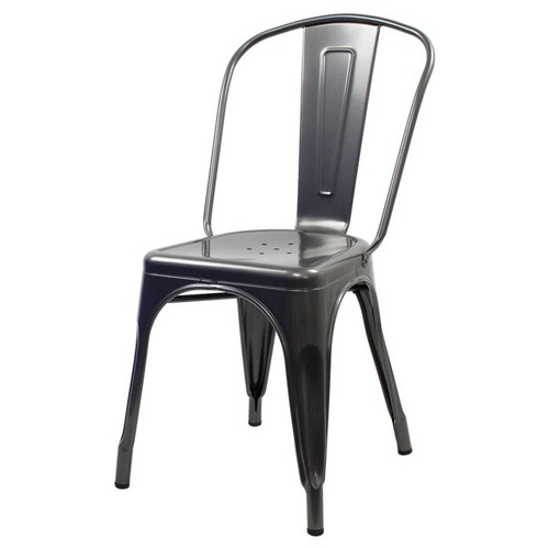 Tolix style side chair gloss - tolix,
