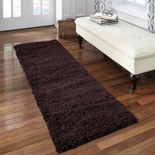 Luxury shaggy runner rug - runner,