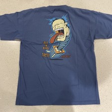 90s bad boy all in bad taste t shirt Blue XL Vintage 1995