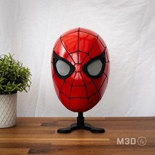 Spiderman Helmet Wearable Cosplay 3D Printed-Painted–Magnetic Eyes-Not Raw Print