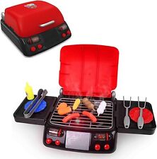 Pretend Play Camping BBQ Toys Kids Grill Playset with Effect & Sound