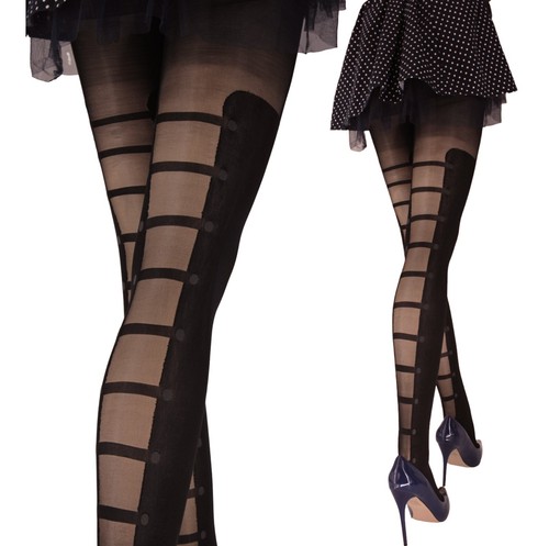 Fashionable patterned tights - fashionable,